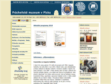 Tablet Screenshot of prachenskemuzeum.cz